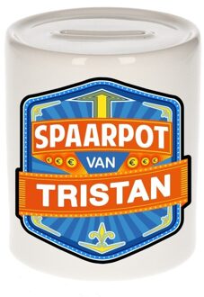 Bellatio Decorations Kinder cadeau spaarpot voor een Tristan