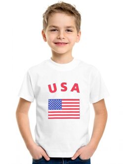 Bellatio Decorations Kinder t-shirts van vlag Amerika