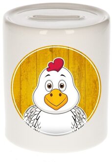 Bellatio Decorations Kippen spaarpot voor kinderen 9 cm - Action products