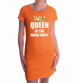 Bellatio Decorations Koningsdag jurk oranje queen of the house party voor dames
