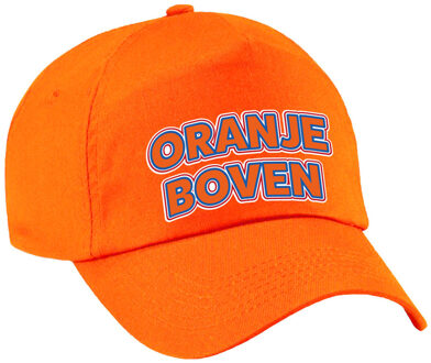 Bellatio Decorations Koningsdag oranje pet - oranje boven - voor dames en heren