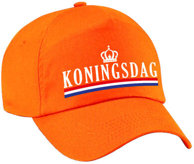 Bellatio Decorations Koningsdag pet / cap oranje - dames en heren - Hollandse petje / baseball cap - Verkleedhoofddeksels