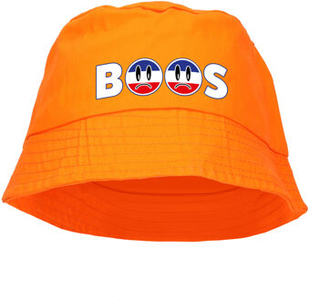 Bellatio Decorations Koningsdag vissershoedje oranje - boeren protest - boos - 57-58 cm