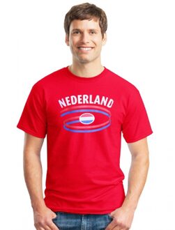 Bellatio Decorations Landen Rood heren t-shirt Nederland