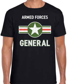 Bellatio Decorations Landmacht / Armed forces verkleed t-shirt zwart voor heren L