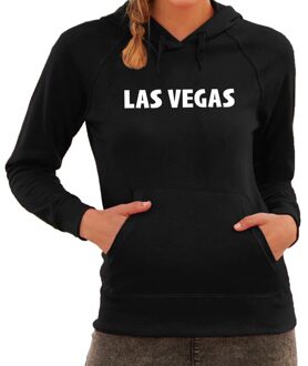 Bellatio Decorations Las Vegas/wereldstad hoodie zwart dames XL