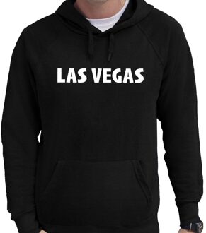 Bellatio Decorations Las Vegas/wereldstad hoodie zwart heren