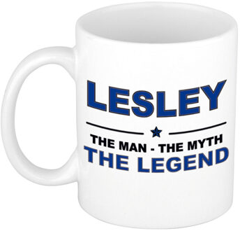 Bellatio Decorations Lesley The man, The myth the legend cadeau koffie mok / thee beker 300 ml