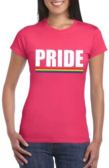 Bellatio Decorations LGBT shirt roze Pride dames L
