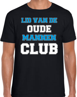 Bellatio Decorations Lid van de oude mannen club - cadeau t-shirt - zwart - voor heren