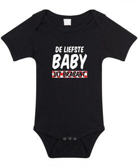 Bellatio Decorations Liefste baby uit Brabant baby rompertje zwart jongen/meisje