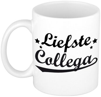 Bellatio Decorations Liefste collega cadeau mok / beker sterren 300 ml