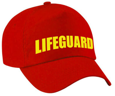 Bellatio Decorations Lifeguard / strandwacht verkleed pet rood voor kinderen