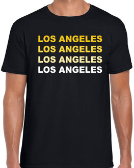 Bellatio Decorations Los Angeles / L.A. t-shirt zwart voor heren 2XL