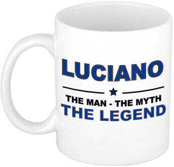 Bellatio Decorations Luciano The man, The myth the legend cadeau koffie mok / thee beker 300 ml