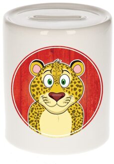 Bellatio Decorations Luipaarden spaarpot voor kinderen 9 cm - Action products