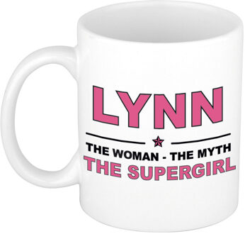Bellatio Decorations Lynn The woman, The myth the supergirl cadeau koffie mok / thee beker 300 ml