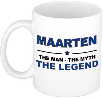 Bellatio Decorations Maarten The man, The myth the legend pensioen cadeau mok/beker 300 ml