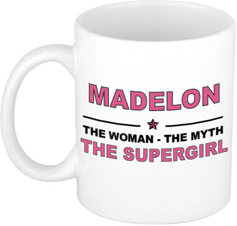 Bellatio Decorations Madelon The woman, The myth the supergirl cadeau koffie mok / thee beker 300 ml