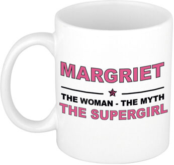 Bellatio Decorations Margriet The woman, The myth the supergirl cadeau koffie mok / thee beker 300 ml
