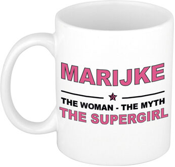 Bellatio Decorations Marijke The woman, The myth the supergirl cadeau koffie mok / thee beker 300 ml