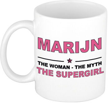 Bellatio Decorations Marijn The woman, The myth the supergirl cadeau koffie mok / thee beker 300 ml