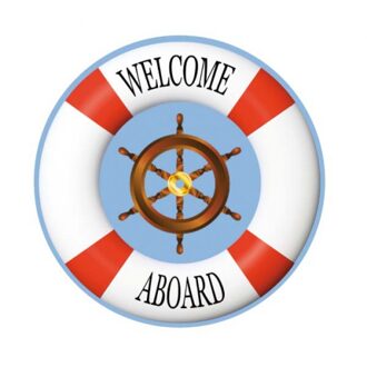 Bellatio Decorations Maritiem versiering onderzetters/bierviltjes - 75 stuks - Maritiem/marine feestartikelen