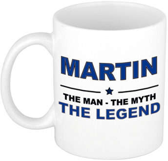 Bellatio Decorations Martin The man, The myth the legend pensioen cadeau mok/beker 300 ml