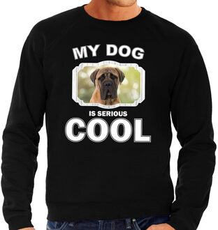 Bellatio Decorations Mastiff honden sweater / trui my dog is serious cool zwart voor heren
