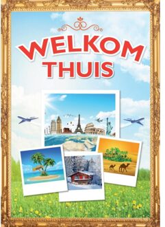 Bellatio Decorations Mega poster Welkom thuis - Feestposters Multikleur