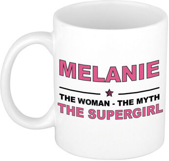 Bellatio Decorations Melanie The woman, The myth the supergirl cadeau koffie mok / thee beker 300 ml