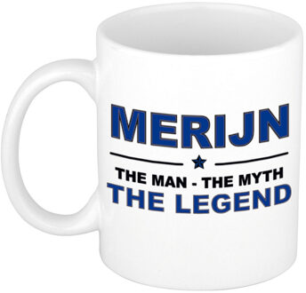 Bellatio Decorations Merijn The man, The myth the legend pensioen cadeau mok/beker 300 ml