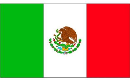 Bellatio Decorations Mexico vlag stickers