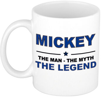 Bellatio Decorations Mickey The man, The myth the legend pensioen cadeau mok/beker 300 ml