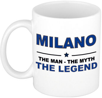 Bellatio Decorations Milano The man, The myth the legend pensioen cadeau mok/beker 300 ml