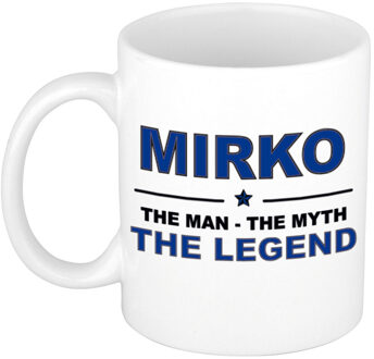 Bellatio Decorations Mirko The man, The myth the legend cadeau koffie mok / thee beker 300 ml