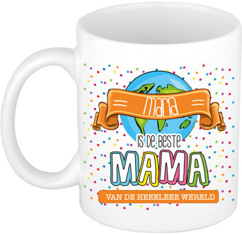 Bellatio Decorations Naam mok mama Maria - wit - de beste - keramiek - 300 ml - Moederdag/verjaardag