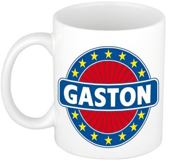 Bellatio Decorations Namen koffiemok / theebeker Gaston 300 ml Multi