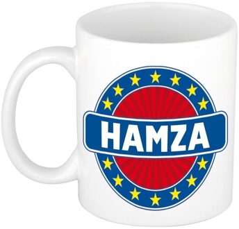 Bellatio Decorations Namen koffiemok / theebeker Hamza 300 ml Multi