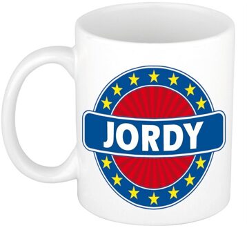 Bellatio Decorations Namen koffiemok / theebeker Jordy 300 ml Multi