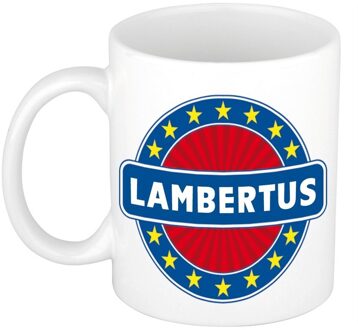 Bellatio Decorations Namen koffiemok / theebeker Lambertus 300 ml Multi