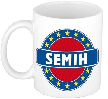 Bellatio Decorations Namen koffiemok / theebeker Semih 300 ml Multi