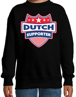 Bellatio Decorations Nederland / Dutch schild supporter sweater zwart voor kinder 3-4 jaar (98/104)