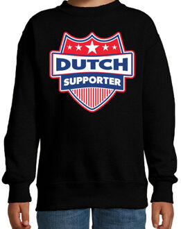 Bellatio Decorations Nederland / Dutch schild supporter sweater zwart voor kinder