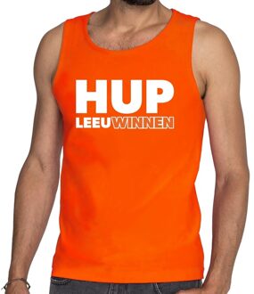 Bellatio Decorations Nederlands elftal supporter tanktop / mouwloos shirt Hup LeeuWinnen oranje voor heren 2XL - Feestshirts