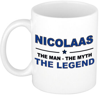 Bellatio Decorations Nicolaas cadeau mok - man myth legend - naam koffiemok - 300 ml - collega - vaderdag