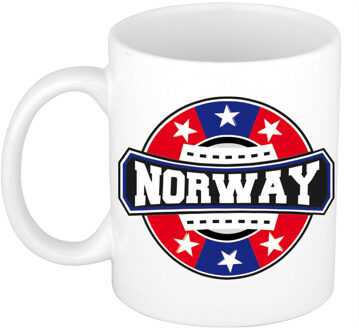 Bellatio Decorations Norway / Noorwegen embleem mok / beker 300 ml