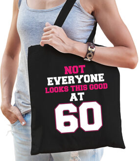 Bellatio Decorations Not everyone looks this good at 60 verjaardag cadeau tasje zwart voor dames