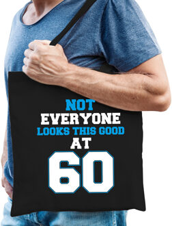 Bellatio Decorations Not everyone looks this good at 60 verjaardag cadeau tasje zwart voor heren