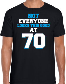 Bellatio Decorations Not everyone looks this good at 70 cadeau t-shirt zwart voor heren - 70 jaar verjaardag kado shirt / outfit L